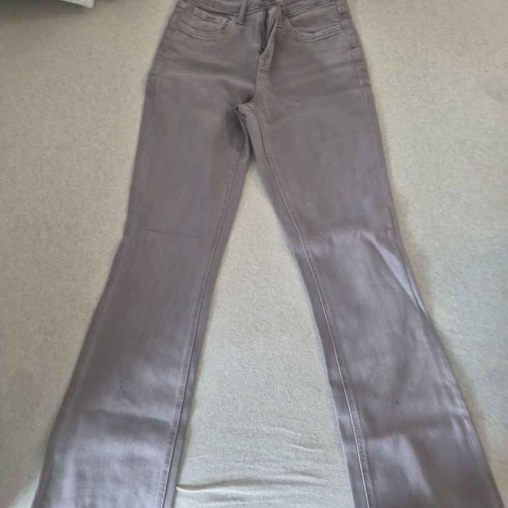 Gray Flared Jeans